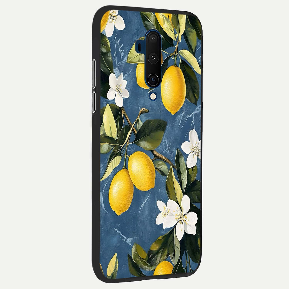  Lemon Dream Garden back cover For OnePlus 7T Pro slim fit glass case with vibrant aesthetic design