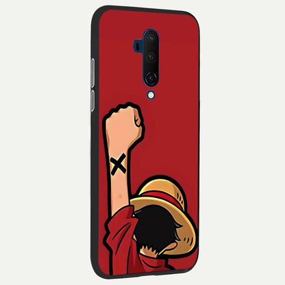  Luffy X Spirit back cover For OnePlus 7T Pro slim fit glass case with vibrant aesthetic design