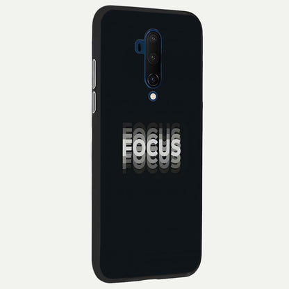  Mono Focus Vision back cover For OnePlus 7T Pro slim fit glass case with vibrant aesthetic design