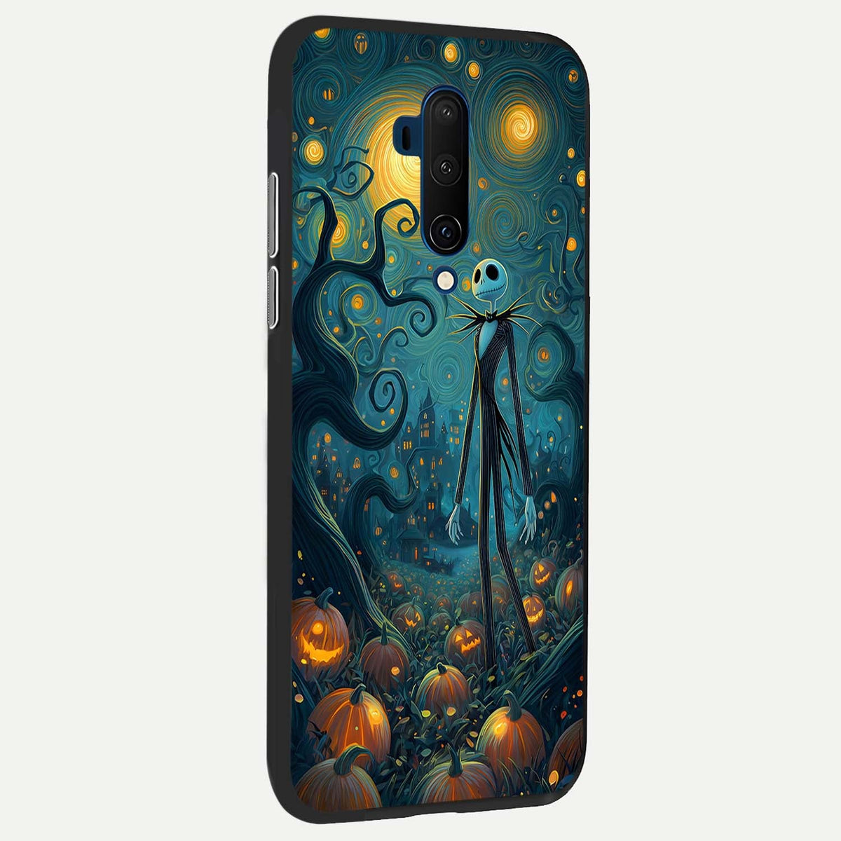  Pumpkin Moonlight Tale back cover For OnePlus 7T Pro slim fit glass case with vibrant aesthetic design