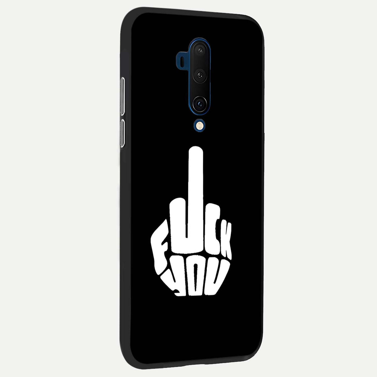  Rebel Mode On back cover For OnePlus 7T Pro slim fit glass case with vibrant aesthetic design