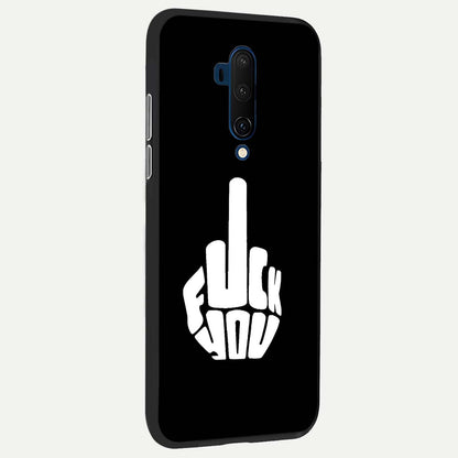  Rebel Mode On back cover For OnePlus 7T Pro slim fit glass case with vibrant aesthetic design