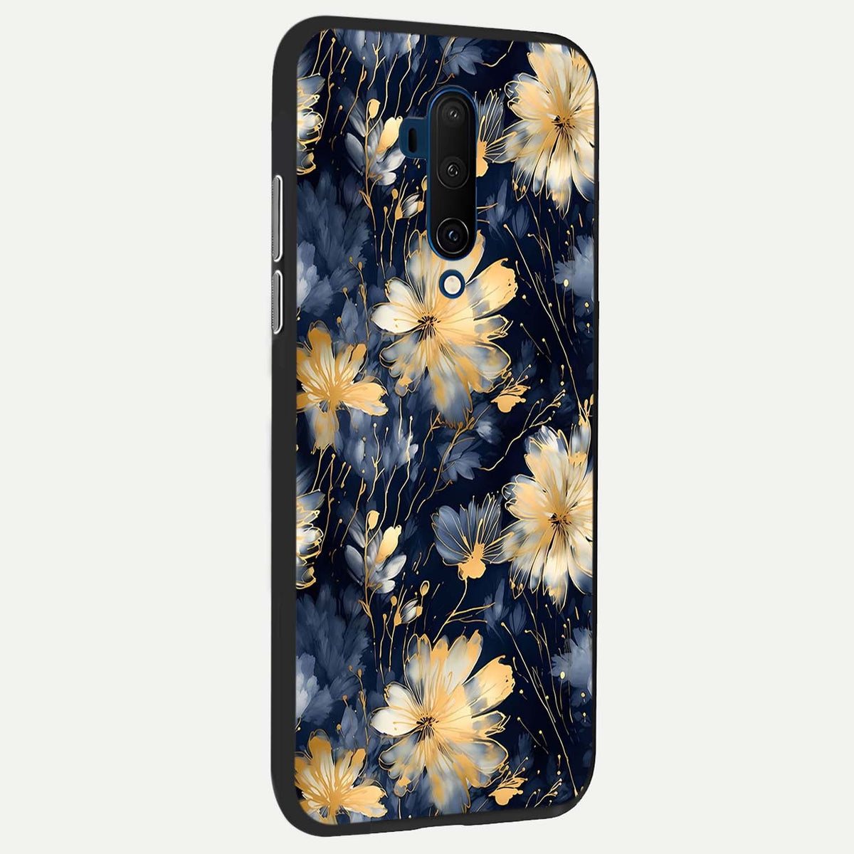  Royal Petal Dream back cover For OnePlus 7T Pro slim fit glass case with vibrant aesthetic design