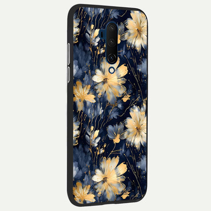  Royal Petal Dream back cover For OnePlus 7T Pro slim fit glass case with vibrant aesthetic design