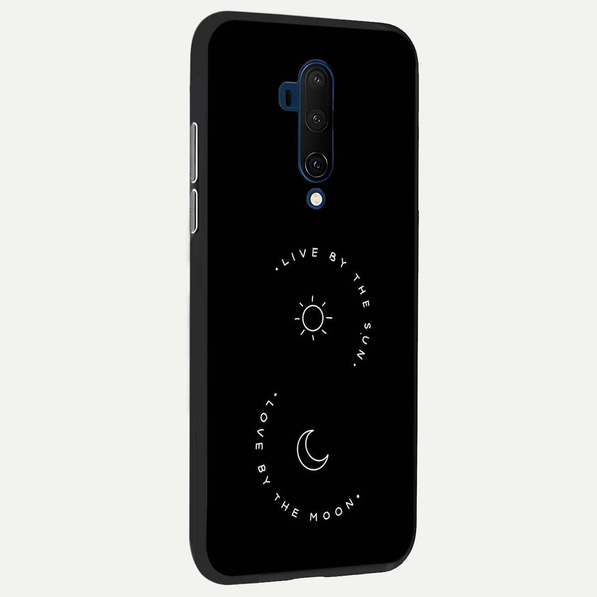  Sunflower Cat Art back cover For OnePlus 7T Pro slim fit glass case with vibrant aesthetic design