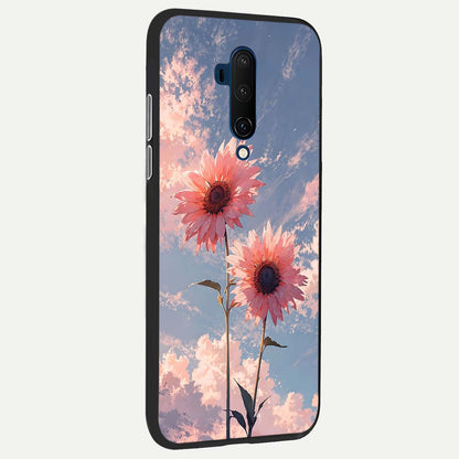  Sun Moon Balance back cover For OnePlus 7T Pro slim fit glass case with vibrant aesthetic design
