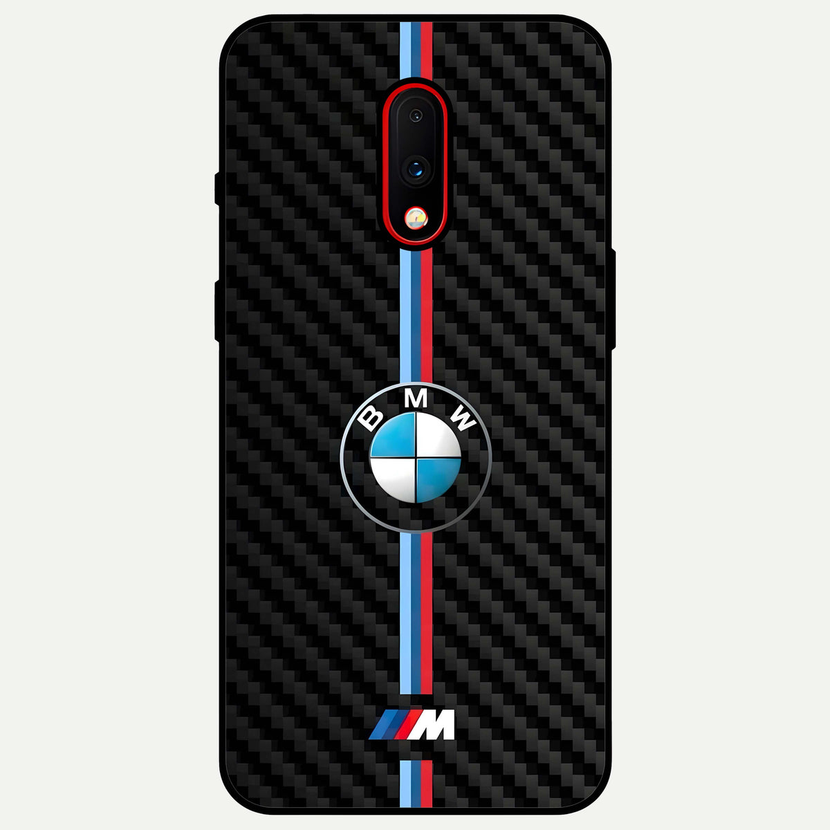  BMW Pattern Glass Case For OnePlus 7 back cover – full design glossy printed glass finish