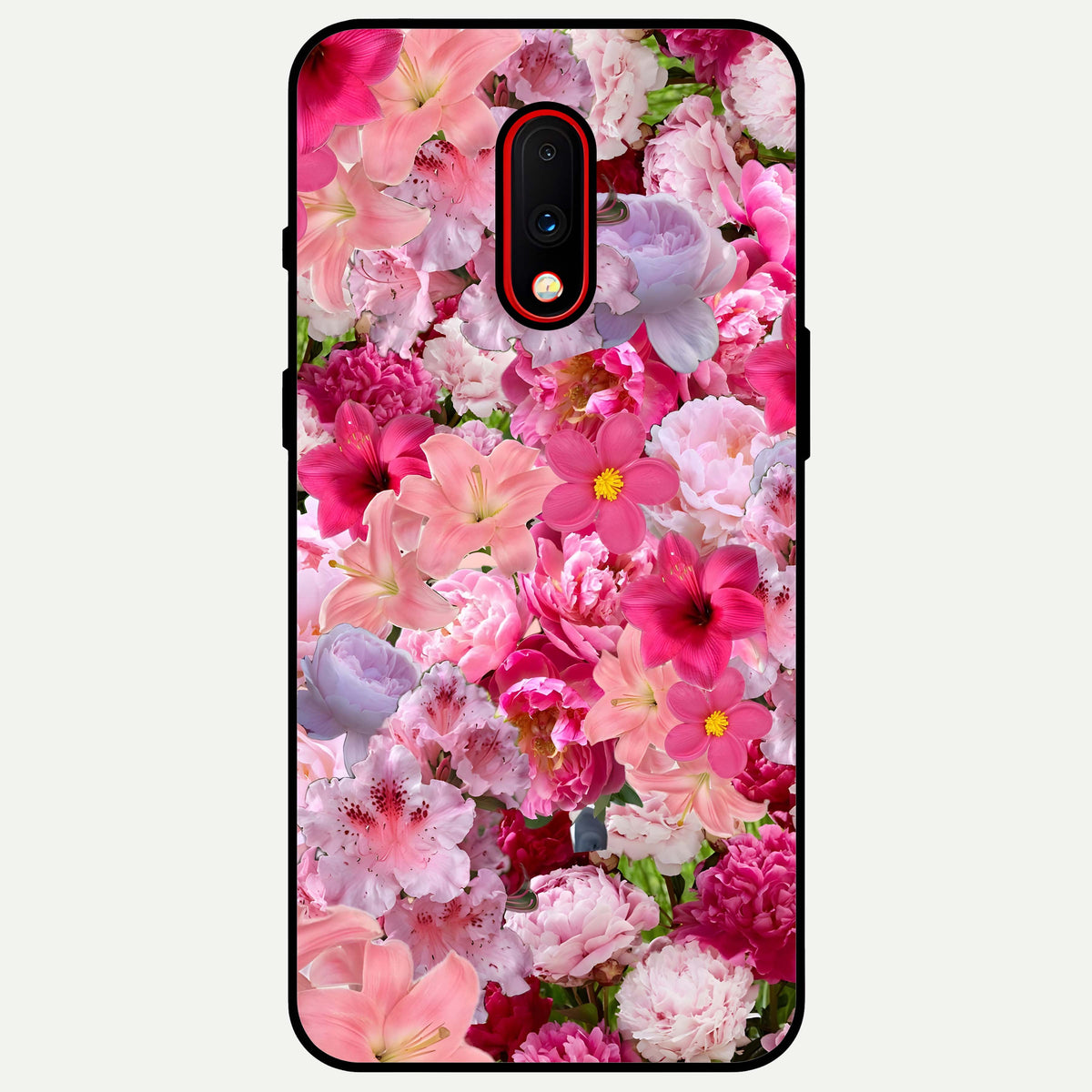  Bloom Crush Fantasy Glass Case For OnePlus 7 back cover – full design glossy printed glass finish
