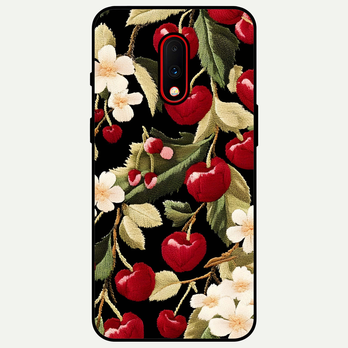  Blooming Spendor Bird Glass Case For OnePlus 7 back cover – full design glossy printed glass finish