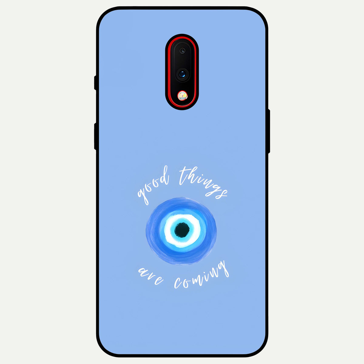  Bright Future Ahead Glass Case For OnePlus 7 back cover – full design glossy printed glass finish