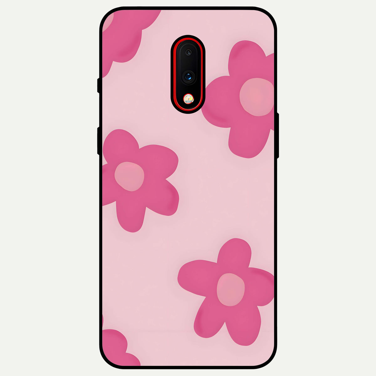  Candy Bloom Dreams Glass Case For OnePlus 7 back cover – full design glossy printed glass finish