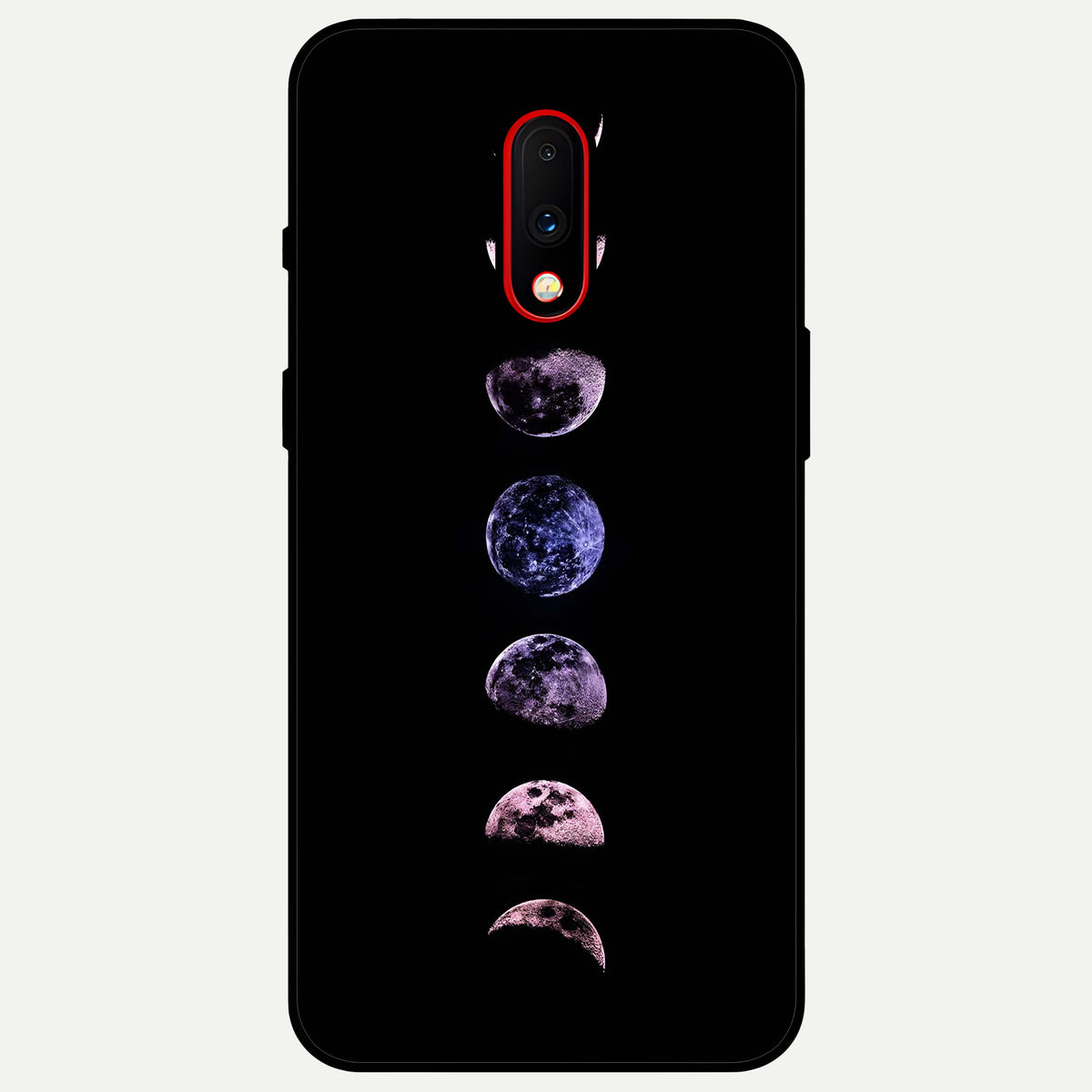  Crimson All Planets Glass Case For OnePlus 7 back cover – full design glossy printed glass finish
