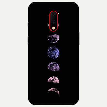  Crimson All Planets Glass Case For OnePlus 7 back cover – full design glossy printed glass finish