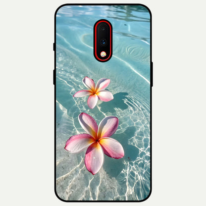  Floating Bloom Bliss Glass Case For OnePlus 7 back cover – full design glossy printed glass finish