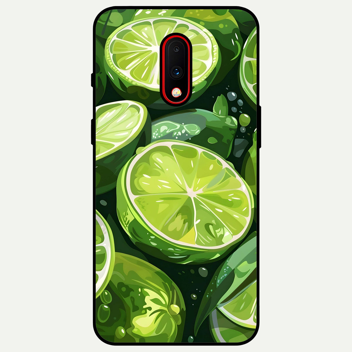  Green Kawasaki Glass Case For OnePlus 7 back cover – full design glossy printed glass finish