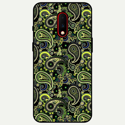  Green Lemon Glass Case For OnePlus 7 back cover – full design glossy printed glass finish