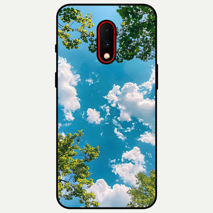  Green Moon Energy Glass Case For OnePlus 7 back cover – full design glossy printed glass finish