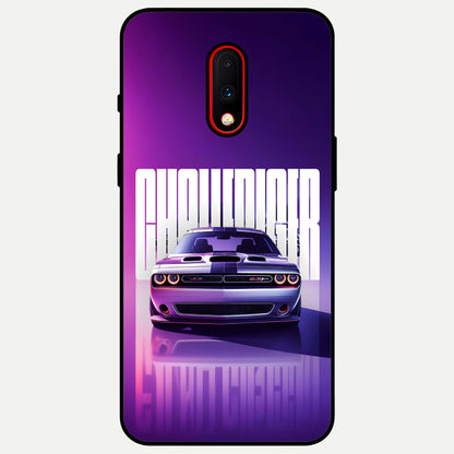  Midnight Muscle Ride Glass Case For OnePlus 7 back cover – full design glossy printed glass finish