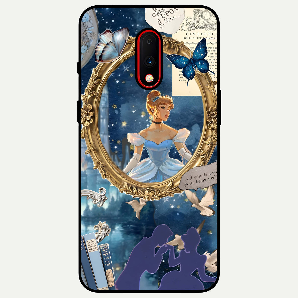  Midnight Queen Glass Case For OnePlus 7 back cover – full design glossy printed glass finish