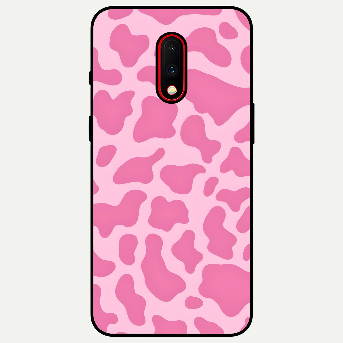  Pinkish Scenery Glass Case For OnePlus 7 back cover – full design glossy printed glass finish