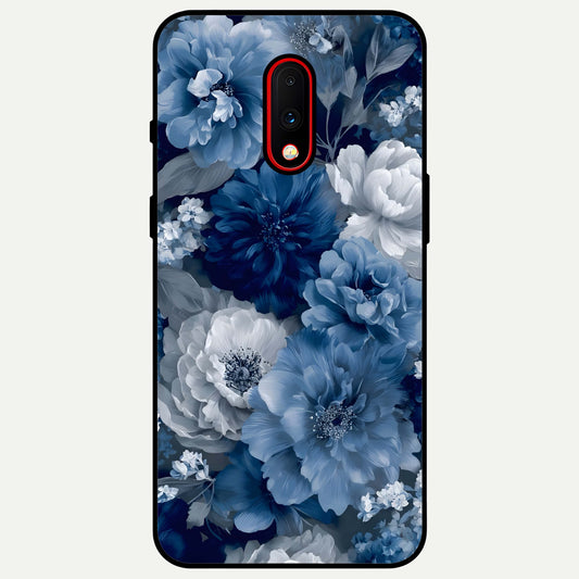  Royal Bloom Garden Glass Case For OnePlus 7 back cover – full design glossy printed glass finish
