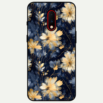 Royal Petal Dream Glass Case For OnePlus 7 back cover – full design glossy printed glass finish