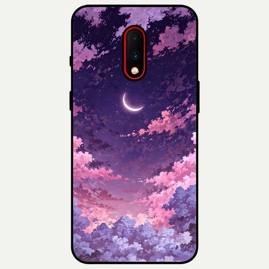  Sky Drift Clouds Glass Case For OnePlus 7 back cover – full design glossy printed glass finish