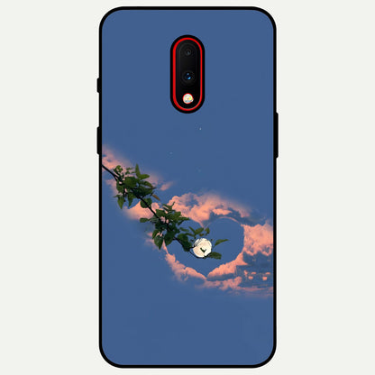  Sky Under Tree Glass Case For OnePlus 7 back cover – full design glossy printed glass finish