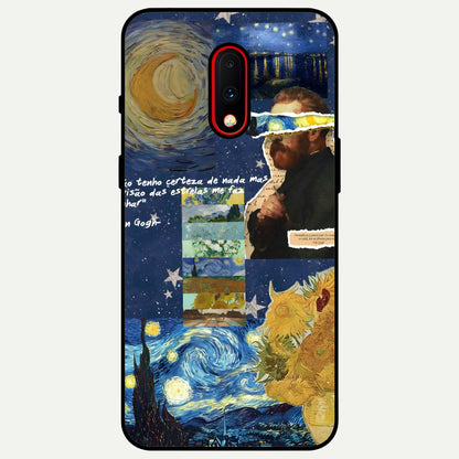  Starry Dream Vision Glass Case For OnePlus 7 back cover – full design glossy printed glass finish