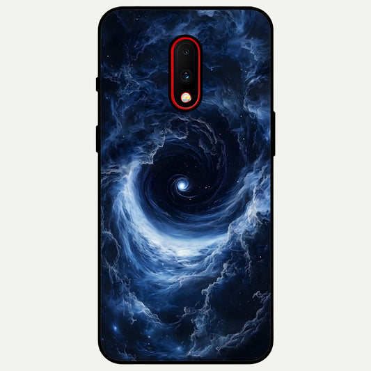  Stunning Galaxy Glass Case For OnePlus 7 back cover – full design glossy printed glass finish