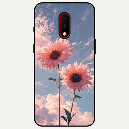  Sun Moon Balance Glass Case For OnePlus 7 back cover – full design glossy printed glass finish