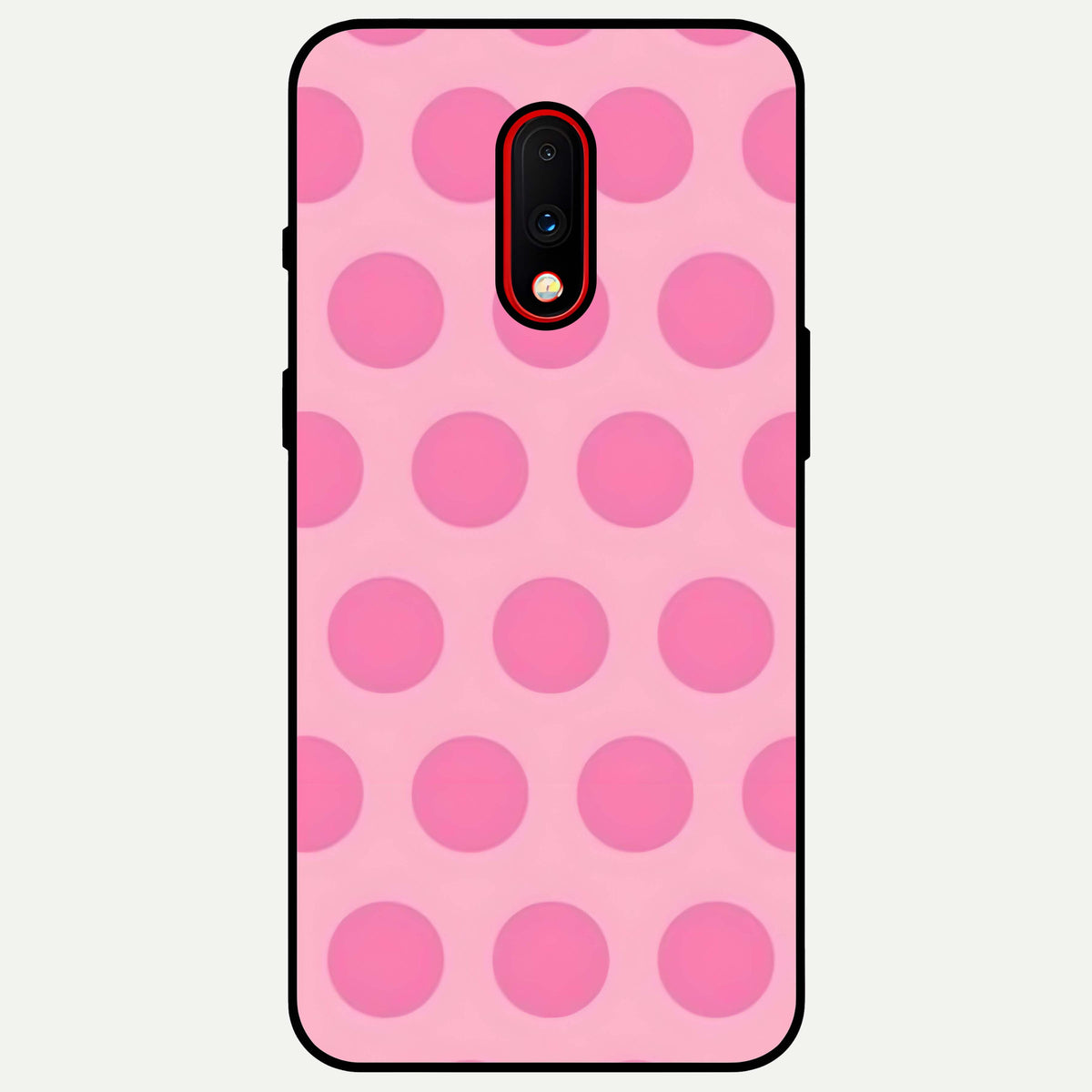  Sweet Dot Dreams Glass Case For OnePlus 7 back cover – full design glossy printed glass finish