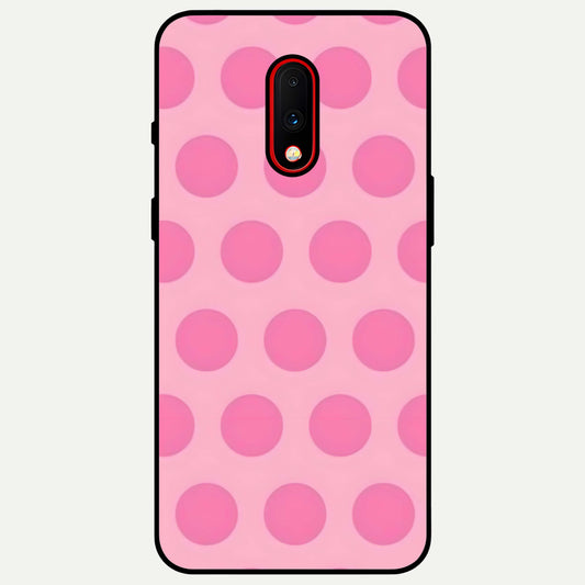  Sweet Dot Dreams Glass Case For OnePlus 7 back cover – full design glossy printed glass finish