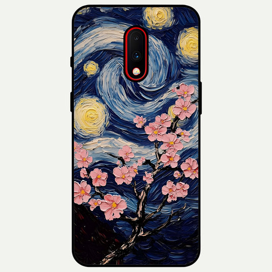  Van Gogh Scenery Glass Case For OnePlus 7 back cover – full design glossy printed glass finish