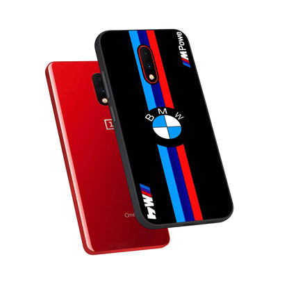  Turbo BMW Beast phone case For OnePlus 7 showing premium glass back cover with detailed artwork