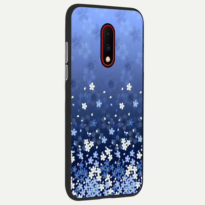 Blue Starry back cover For OnePlus 7 slim fit glass case with vibrant aesthetic design