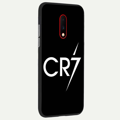  CR7 Elite Strike back cover For OnePlus 7 slim fit glass case with vibrant aesthetic design