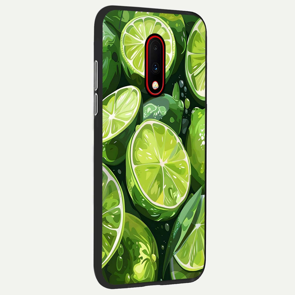  Green Kawasaki back cover For OnePlus 7 slim fit glass case with vibrant aesthetic design