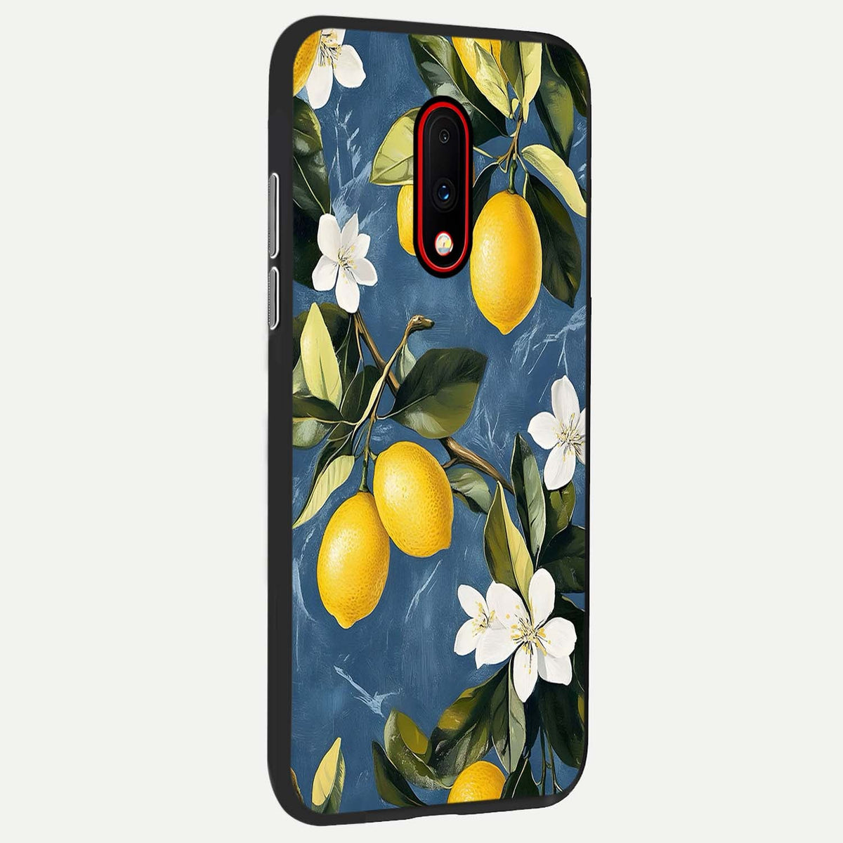  Lemon Dream Garden back cover For OnePlus 7 slim fit glass case with vibrant aesthetic design