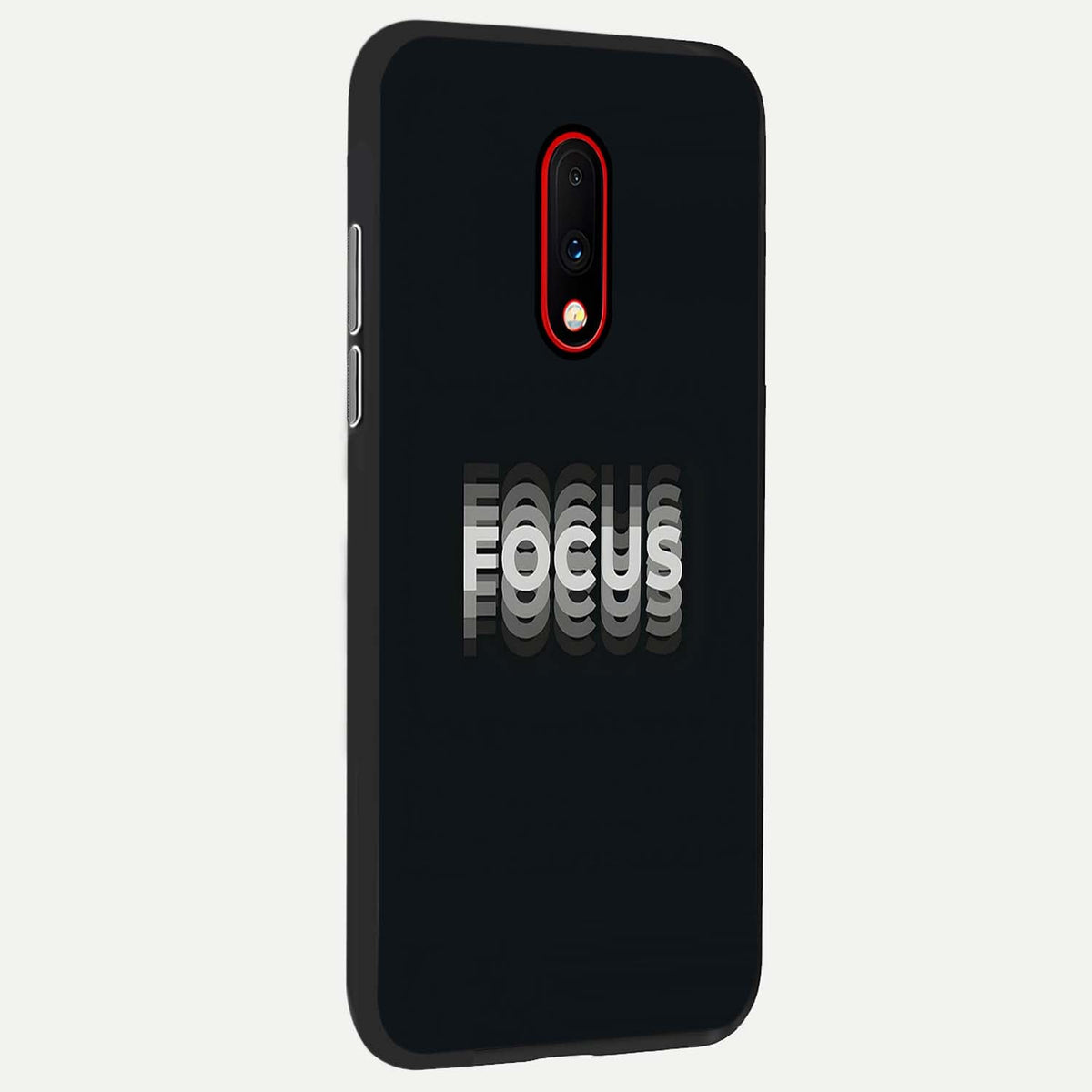  Mono Focus Vision back cover For OnePlus 7 slim fit glass case with vibrant aesthetic design