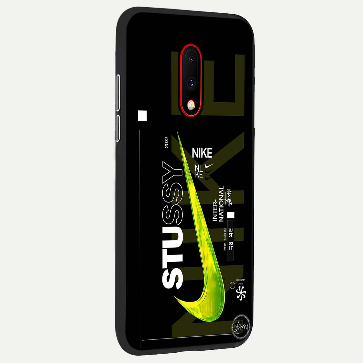  Neon Street Edition back cover For OnePlus 7 slim fit glass case with vibrant aesthetic design