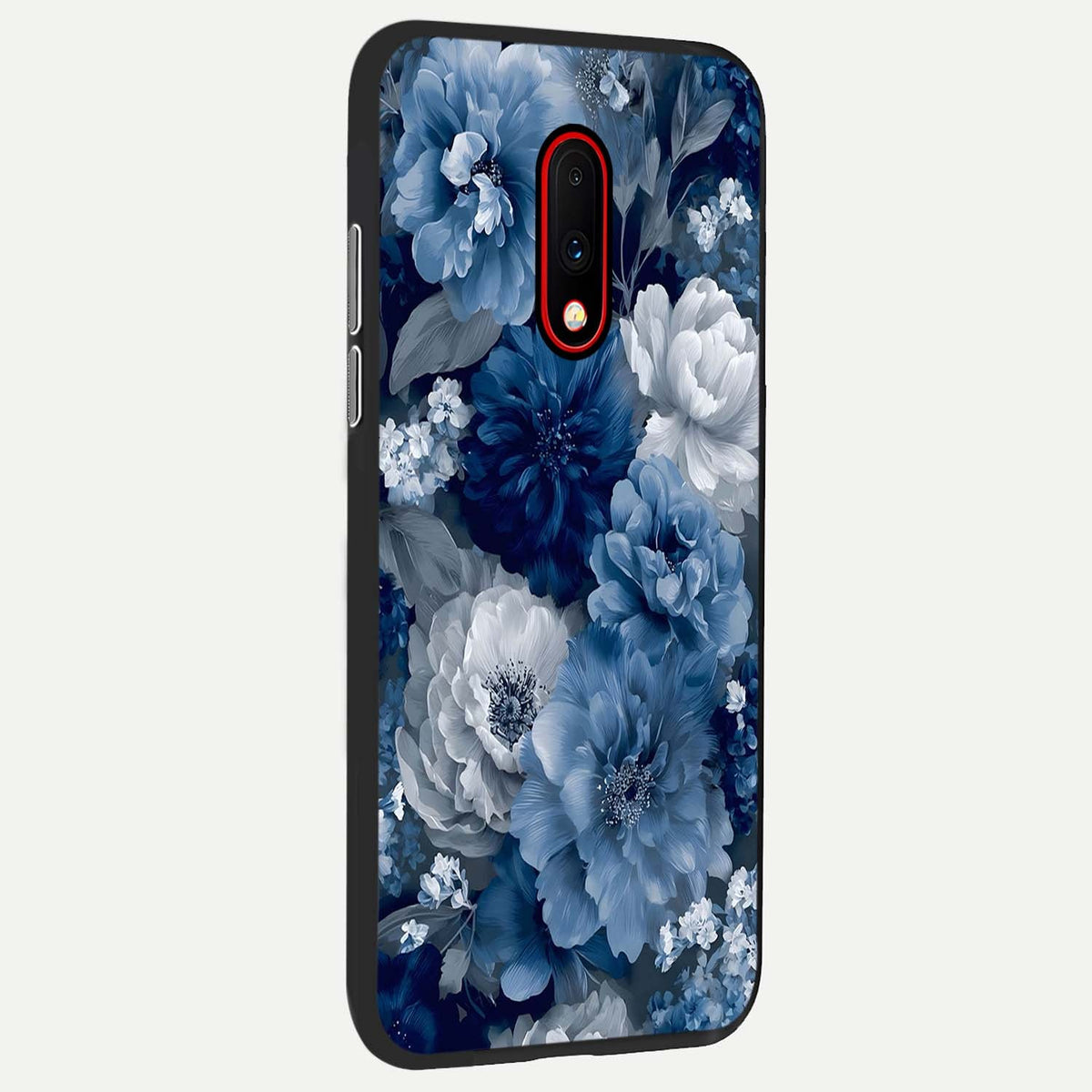  Royal Bloom Garden back cover For OnePlus 7 slim fit glass case with vibrant aesthetic design