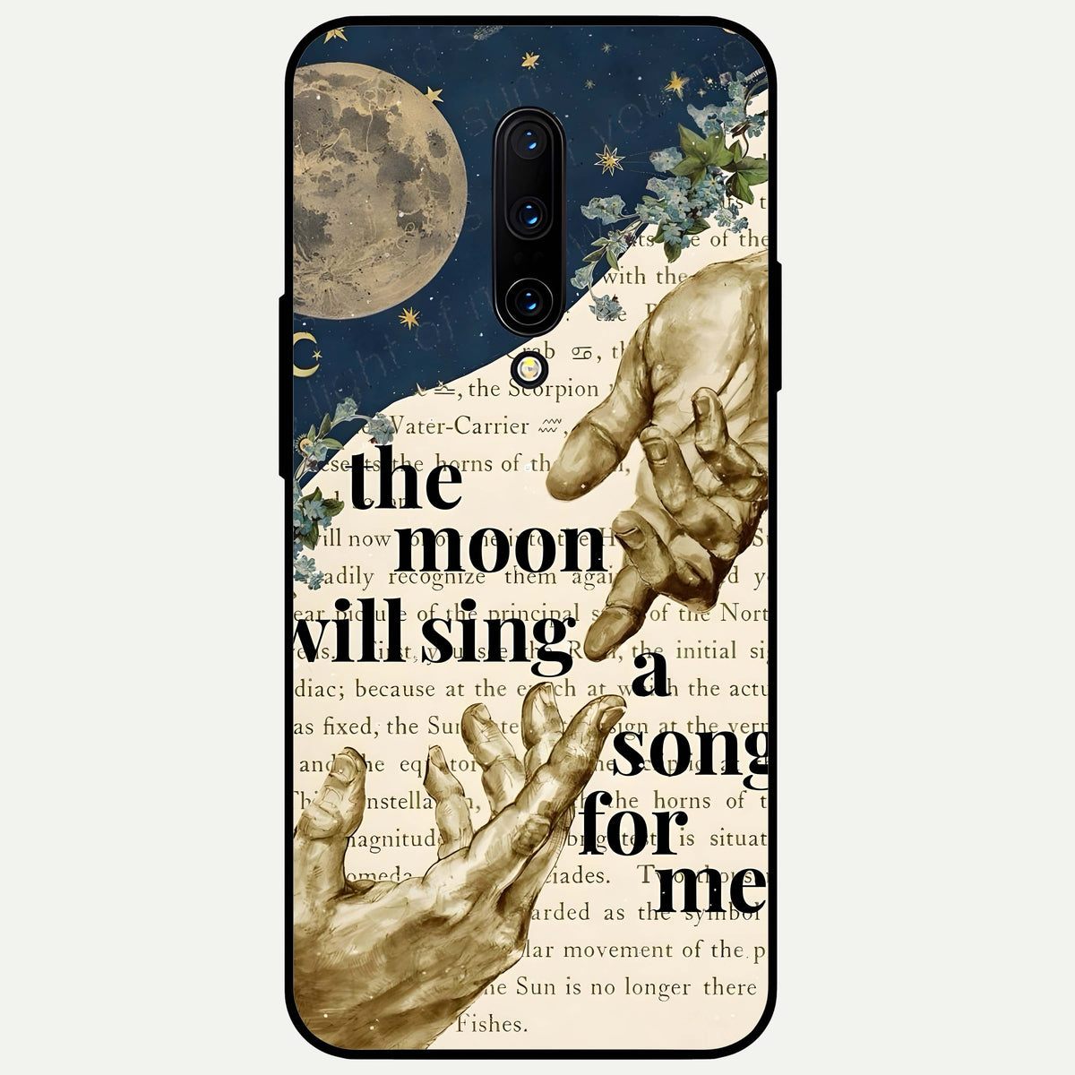  Aesthetic Divine Glass Case For OnePlus 7 Pro back cover – full design glossy printed glass finish