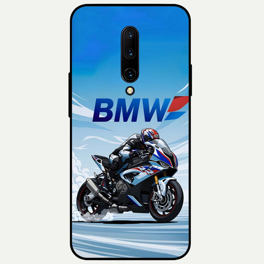  BMW Power Drift Glass Case For OnePlus 7 Pro back cover – full design glossy printed glass finish