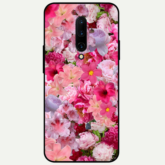  Bloom Crush Fantasy Glass Case For OnePlus 7 Pro back cover – full design glossy printed glass finish