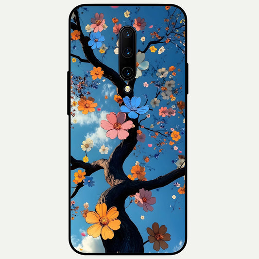  Blossom Dream Sky Glass Case For OnePlus 7 Pro back cover – full design glossy printed glass finish