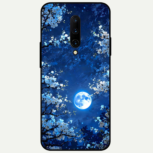  Blossom Moonlight Sky Glass Case For OnePlus 7 Pro back cover – full design glossy printed glass finish
