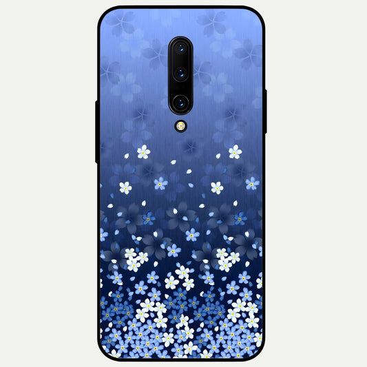  Blue Starry Glass Case For OnePlus 7 Pro back cover – full design glossy printed glass finish