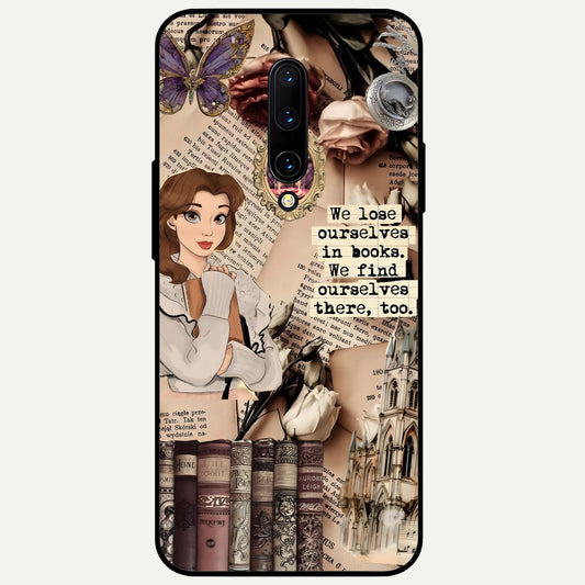  Bookish Dream World Glass Case For OnePlus 7 Pro back cover – full design glossy printed glass finish