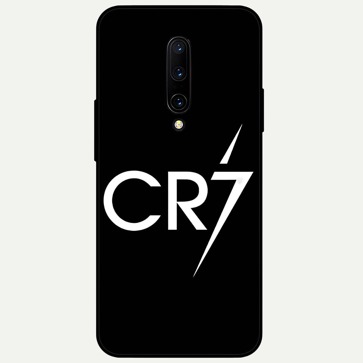  CR7 Elite Strike Glass Case For OnePlus 7 Pro back cover – full design glossy printed glass finish
